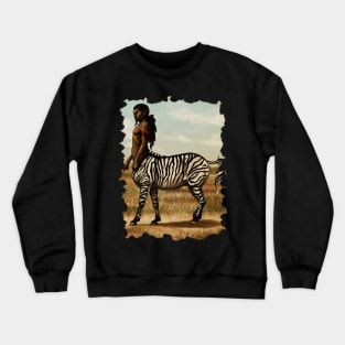 Zebra Centaur Crewneck Sweatshirt